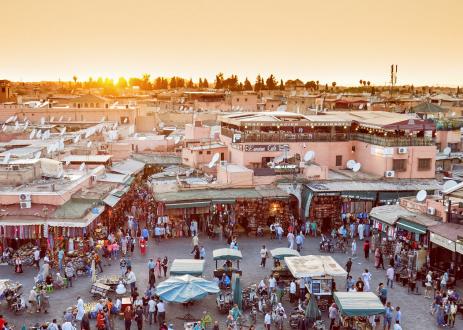Market in Marrakech, Morocco